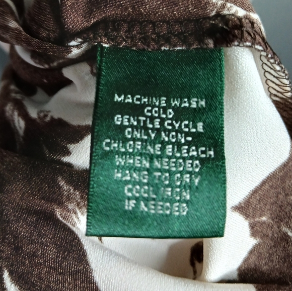 Lauren‎ Ralph Lauren Elegant Black and White Floral Dress - Picture 8 of 16